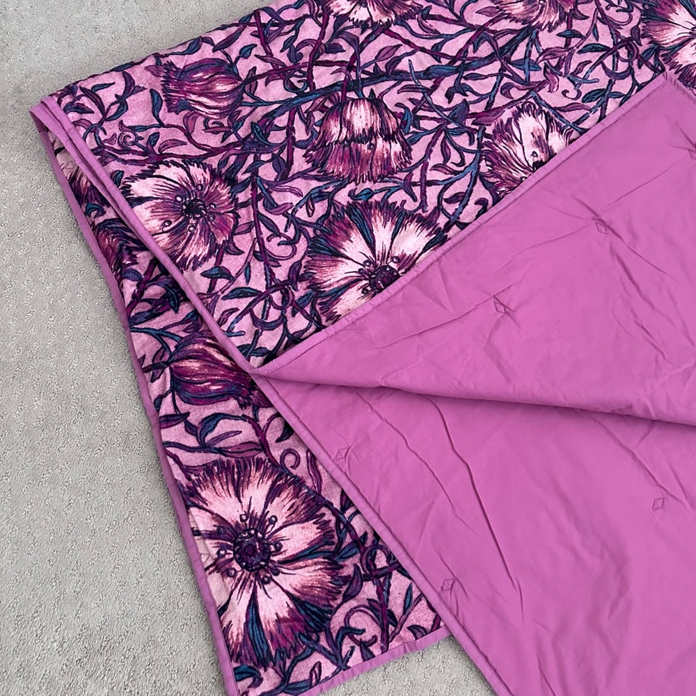 Opalhouse Velveteen Floral Quilt/Coverlet (full/queen) - Picture 2 of 6